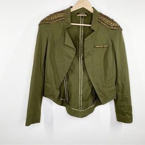 New LaROK LUXE corporal chic jacket army green M